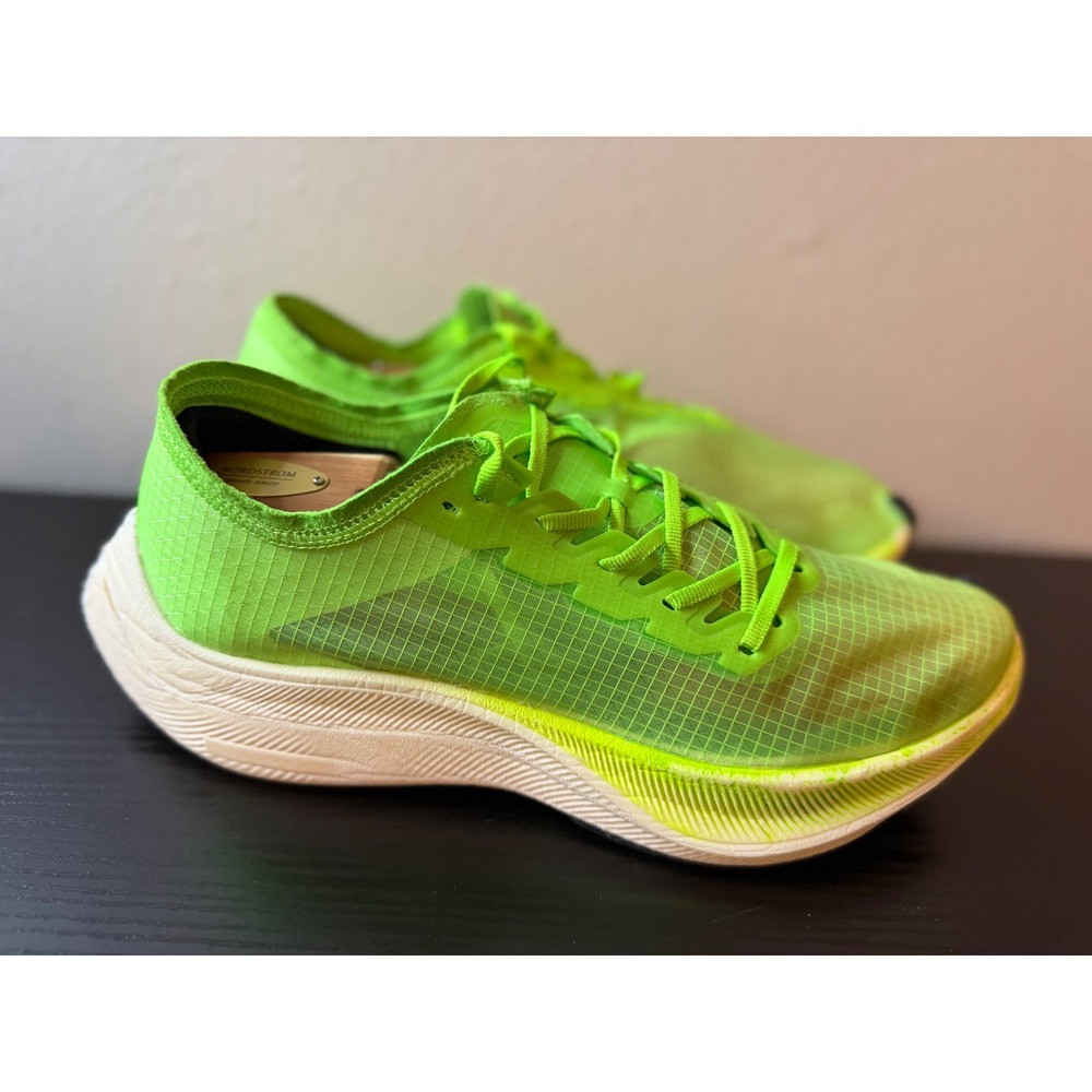 Nike ZoomX Vaporfly Next% Electric Green AO4568-300 Mens 9.5 Running Shoes